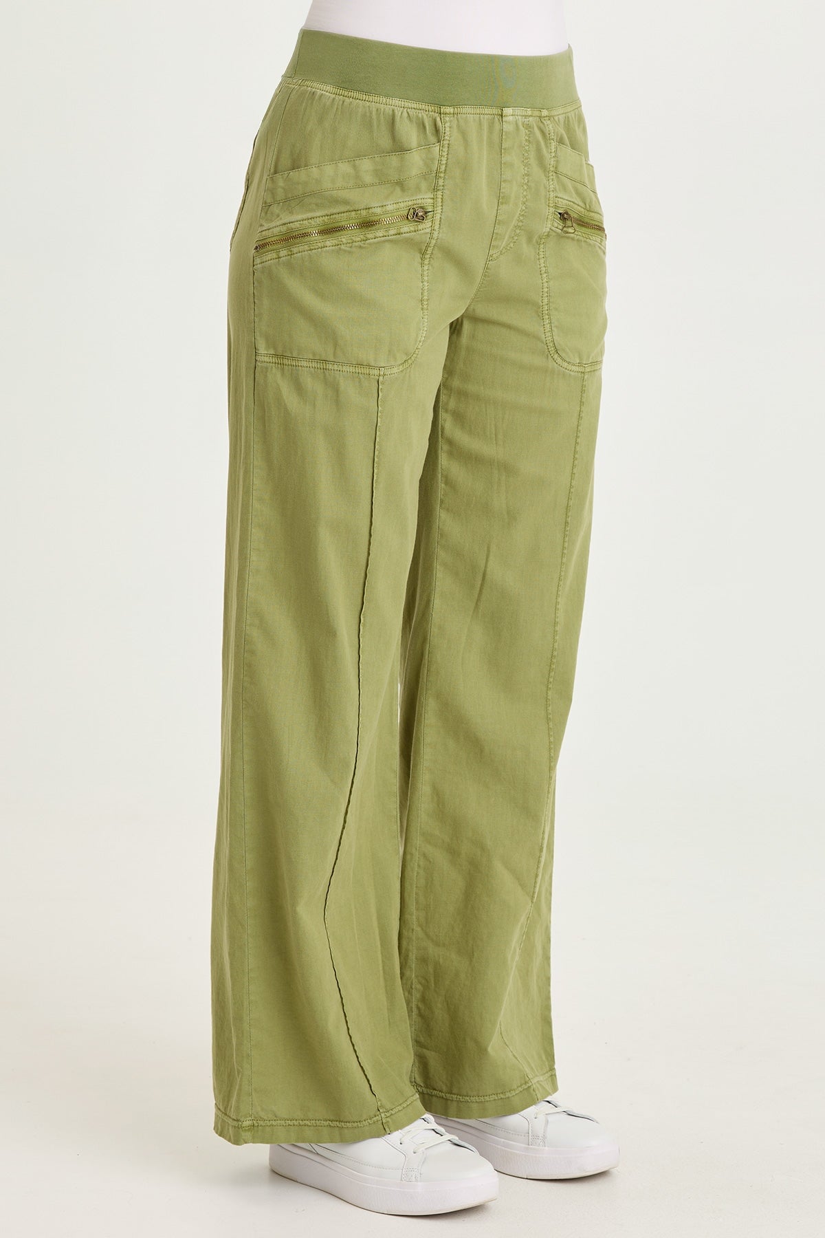 Torryn Linen Zipper Pockets Pants