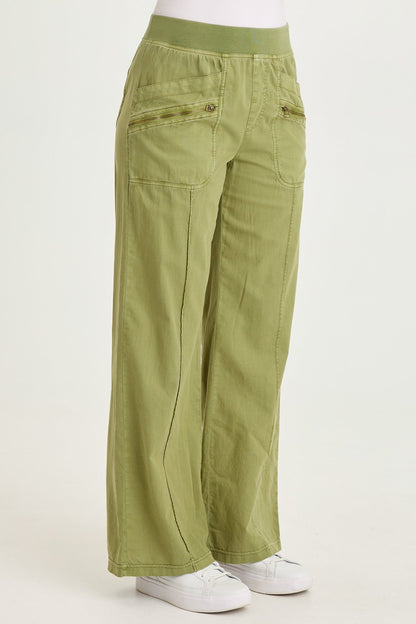 Torryn Linen Zipper Pockets Pants