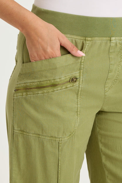 Torryn Linen Zipper Pockets Pants