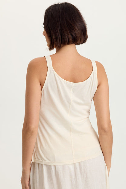 Shire Jersey-Lined Crochet Tank