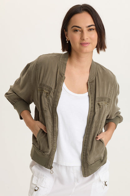 Wynton Twill Bomber Jacket