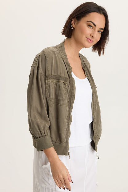 Wynton Twill Bomber Jacket