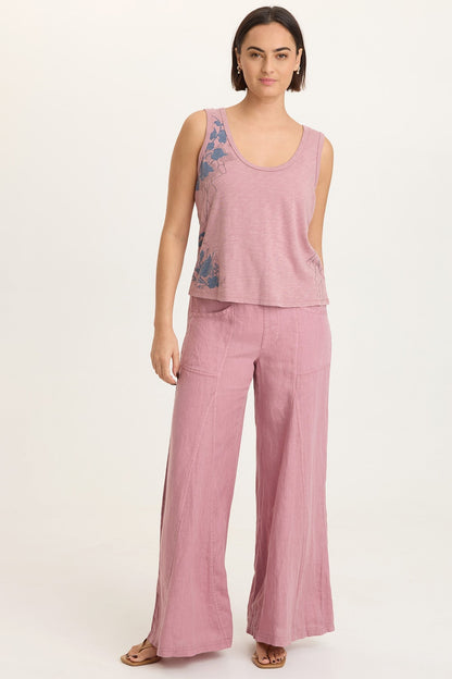 Elaine Linen Wide Leg Pant