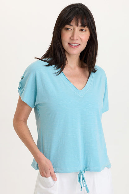 Knit Bower Cinchable Hem Top
