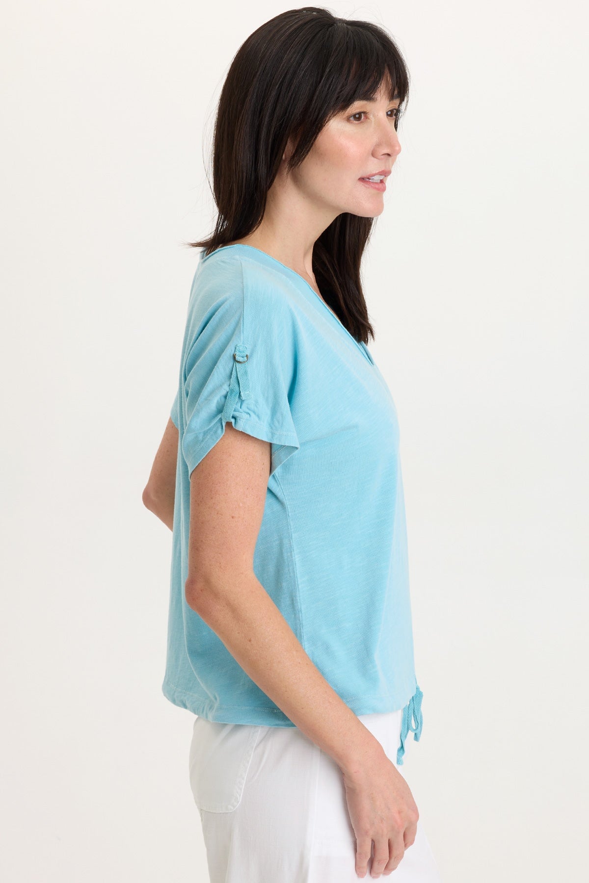 Knit Bower Cinchable Hem Top