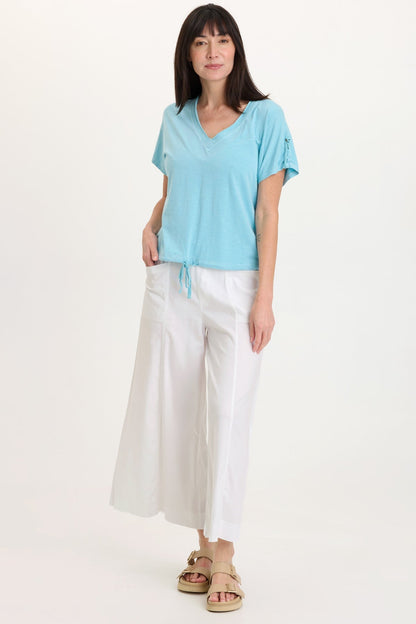 Knit Bower Cinchable Hem Top