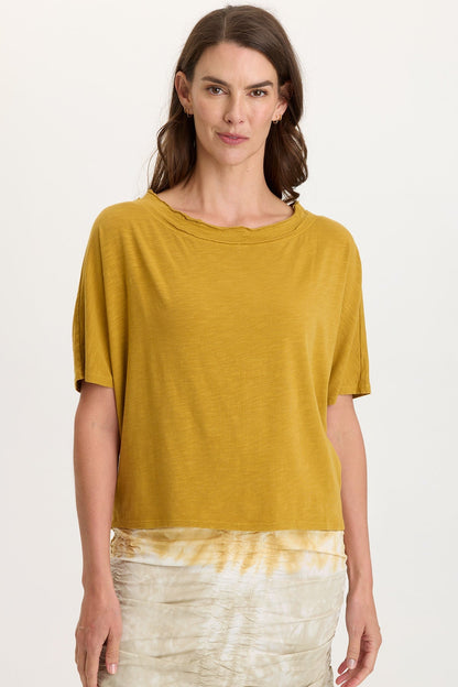 Lyra Jersey Boatneck Tee