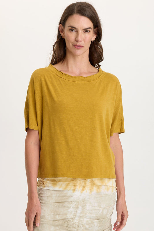 Lyra Jersey Boatneck Tee