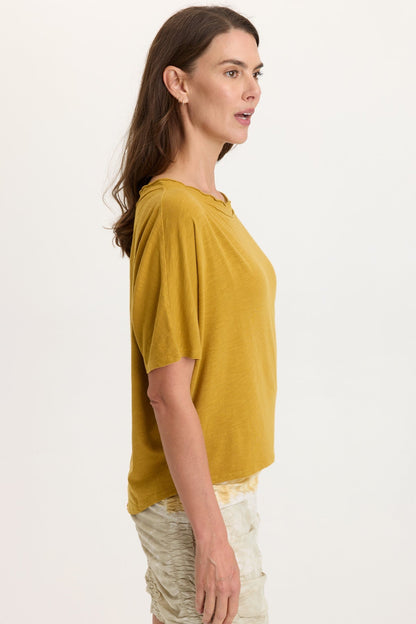 Lyra Jersey Boatneck Tee