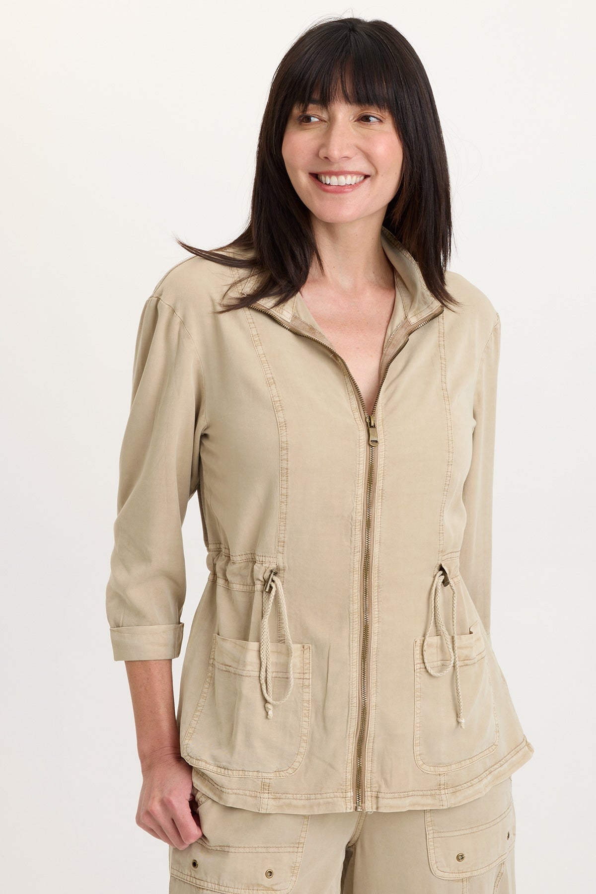 Jameson Twill Zip-Up Jacket