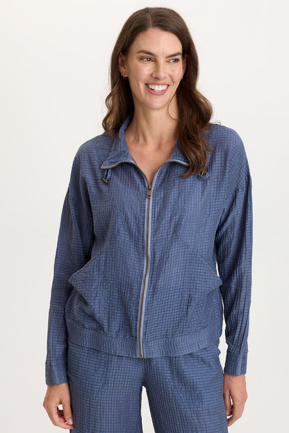 Ryker Waffle Weave Zip-Up Jacket
