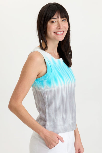 Ila Crepe Knit Raw Edge Tank