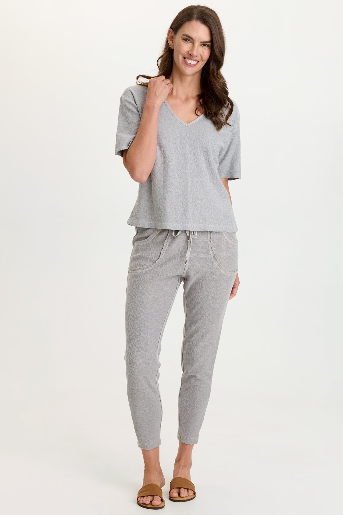Kiefer Slim Leg Crepe Knit Pant