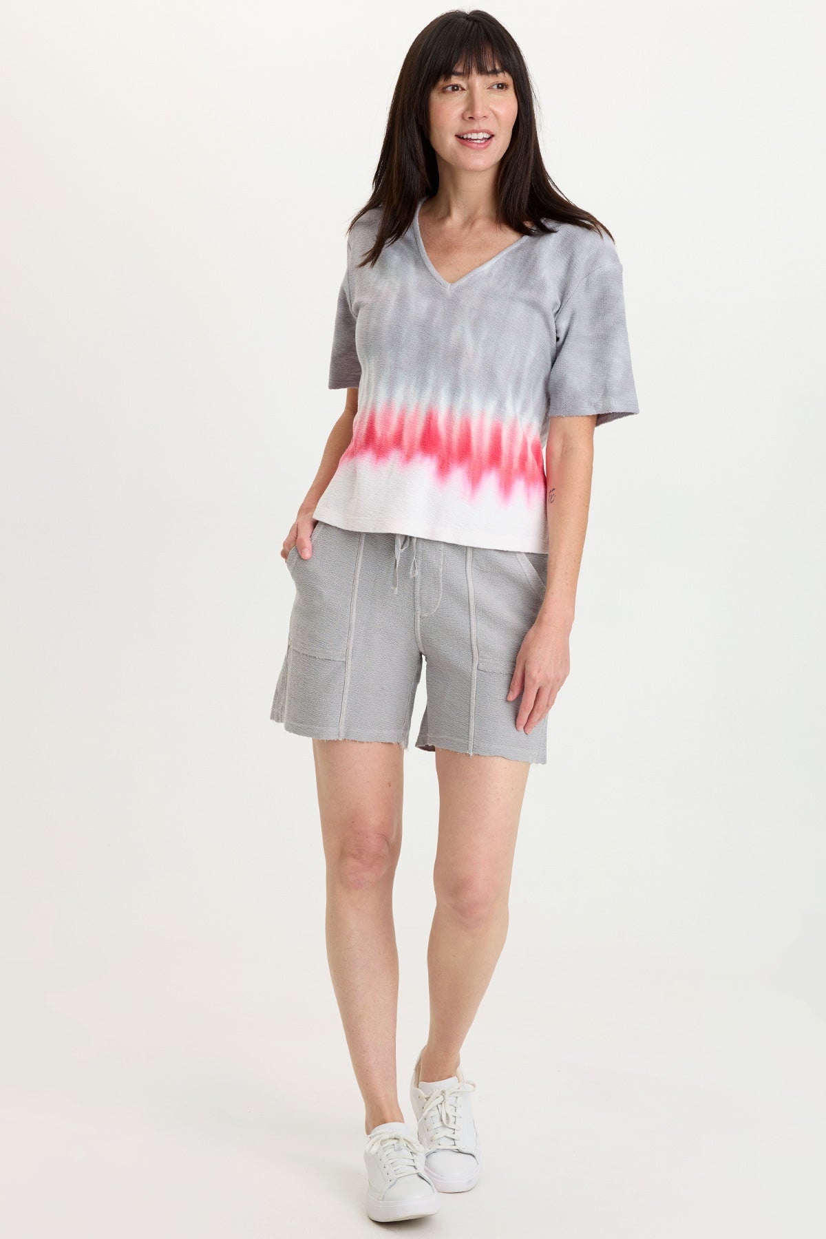 Elvio Crepe Knit 4-Pocket Short