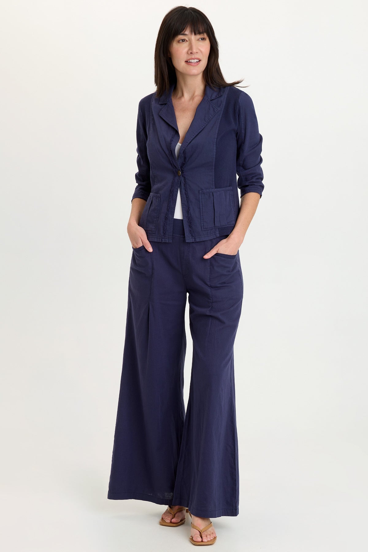 Brayden Cotton Linen Blazer