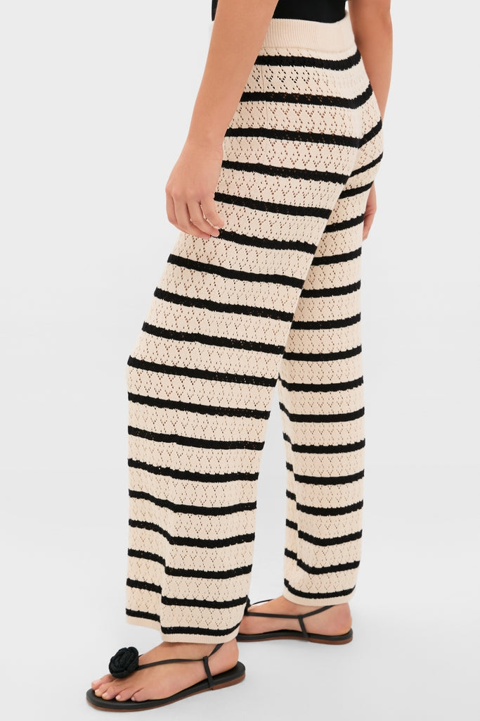 Black & Tan Stripe Portimao Pants