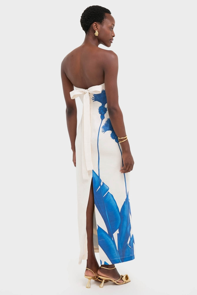 Blue Dandelion Costera Strapless Maxi Dress