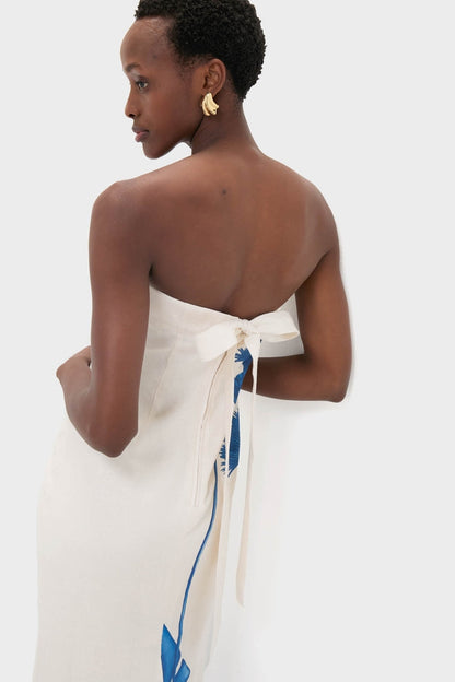 Blue Dandelion Costera Strapless Maxi Dress