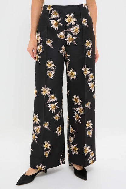 Black and Yellow Daffy Trousers