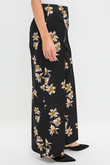 Black and Yellow Daffy Trousers
