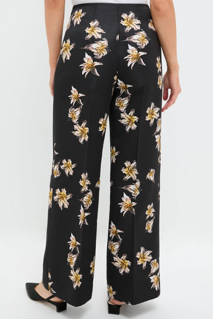 Black and Yellow Daffy Trousers