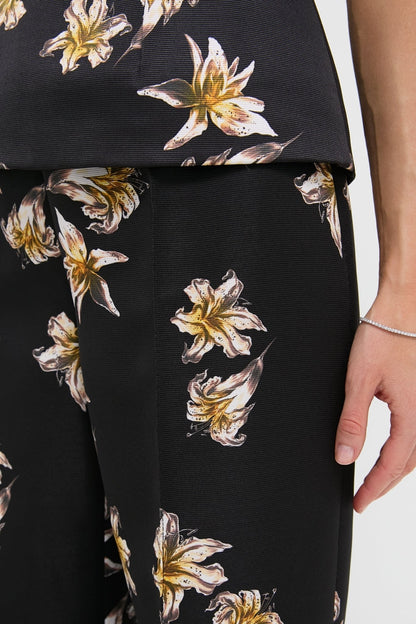 Black and Yellow Daffy Trousers