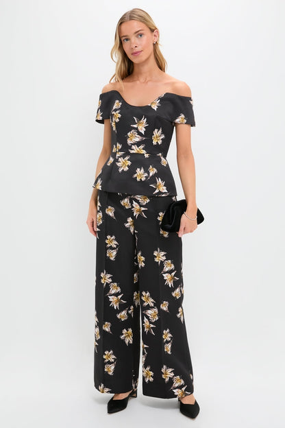 Black and Yellow Daffy Trousers