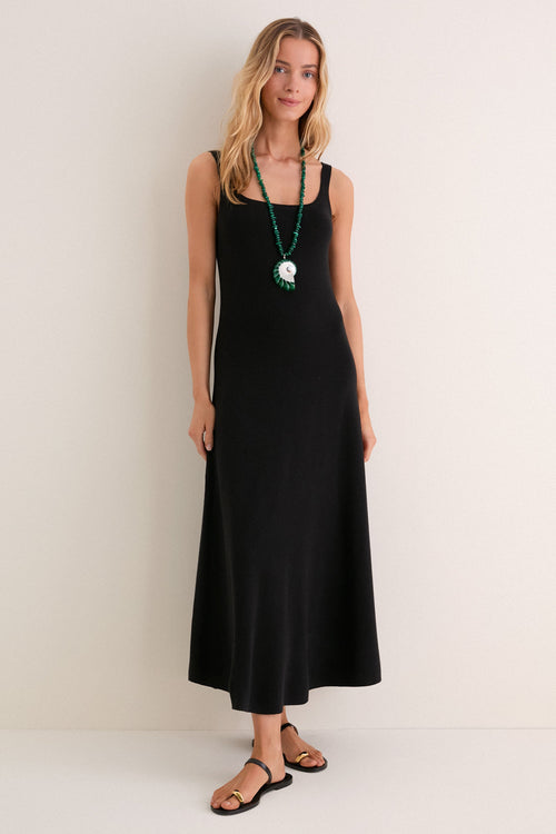 Black Knit Barrington Dress
