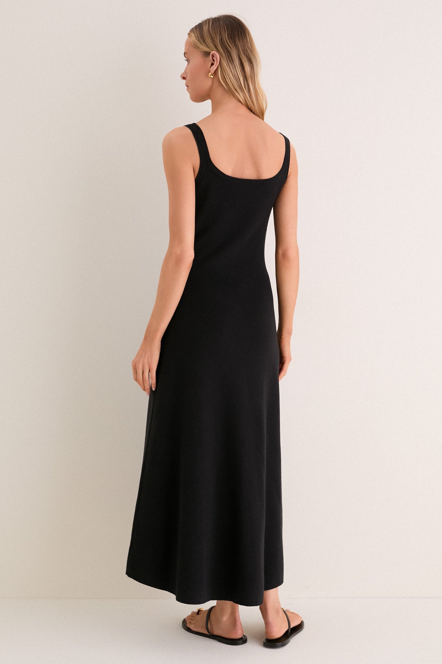 Black Knit Barrington Dress