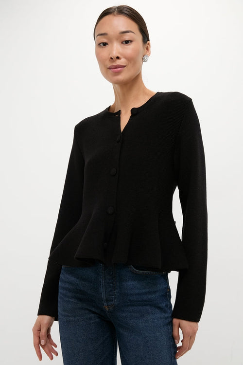 Black Knit Richmond Sweater