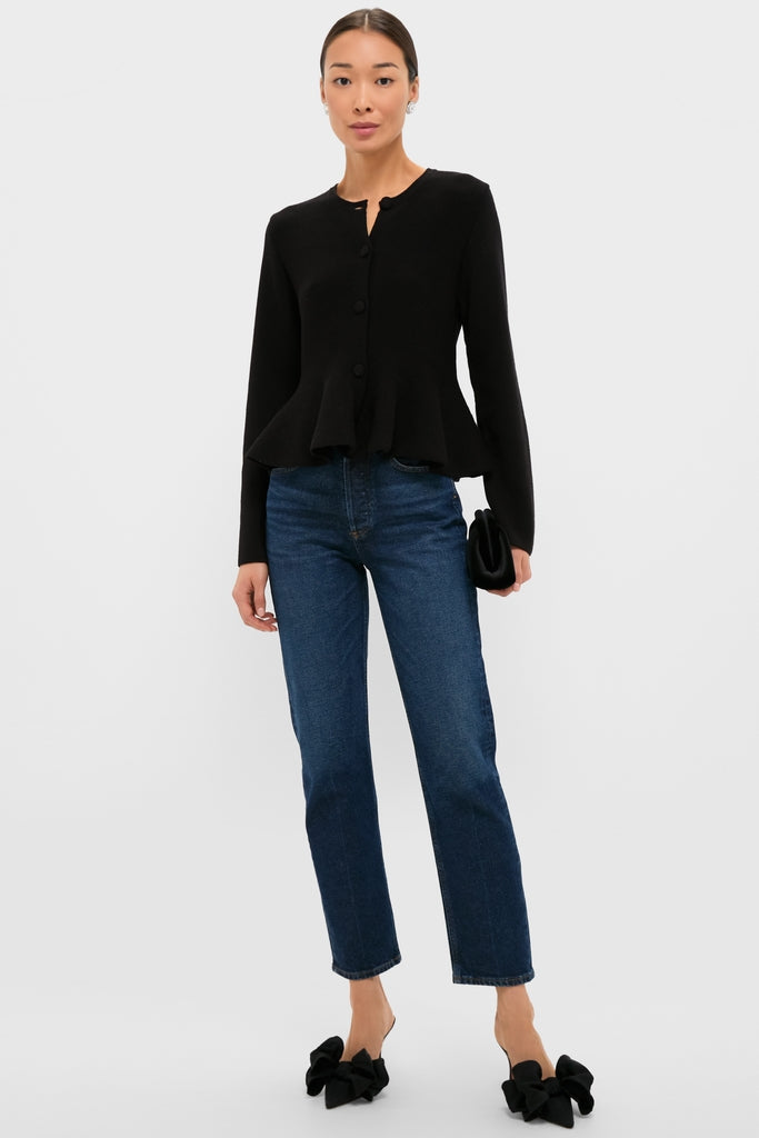 Black Knit Richmond Sweater
