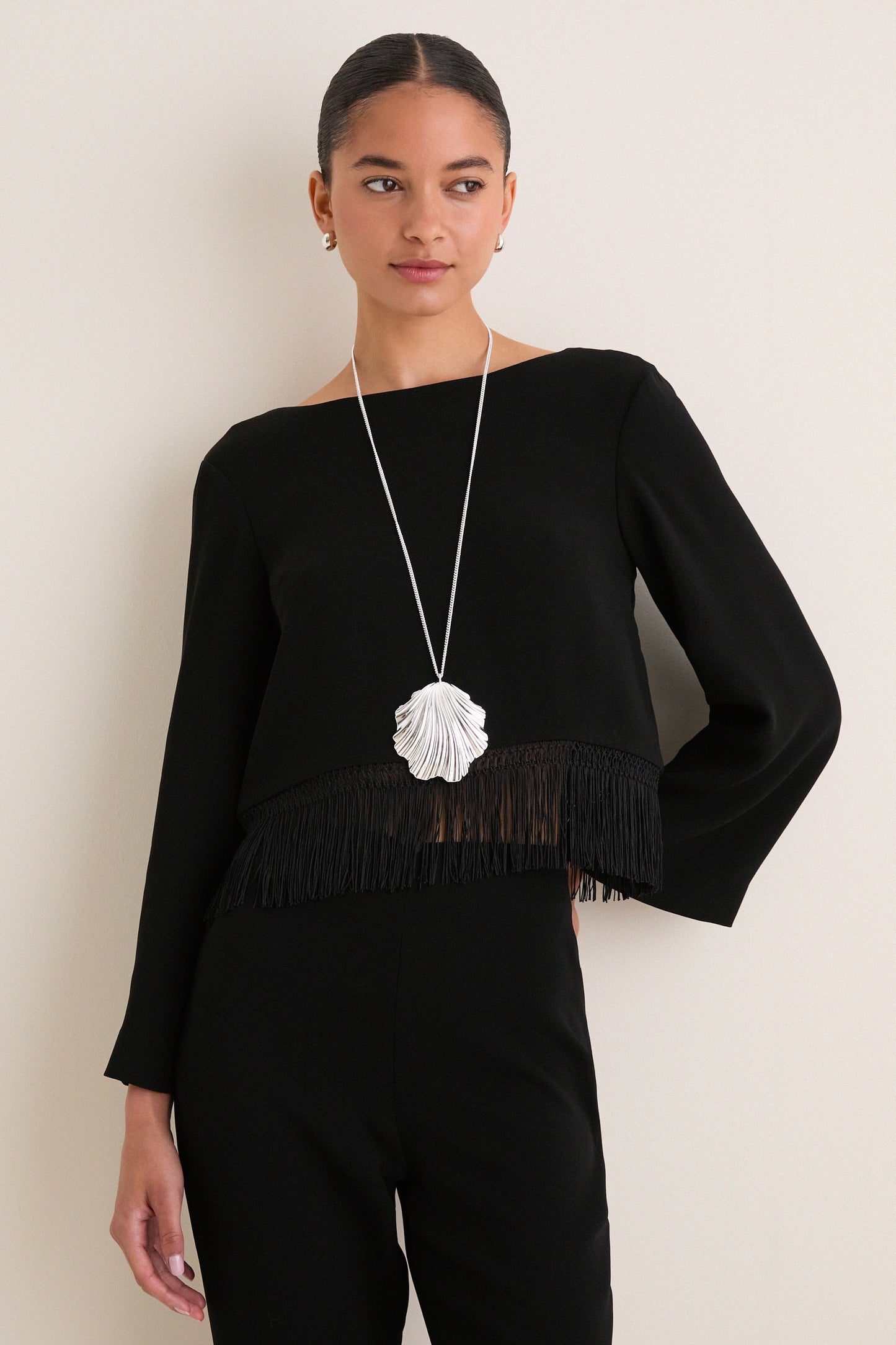 Black Bianca Blouse