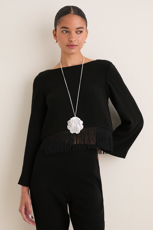 Black Bianca Blouse