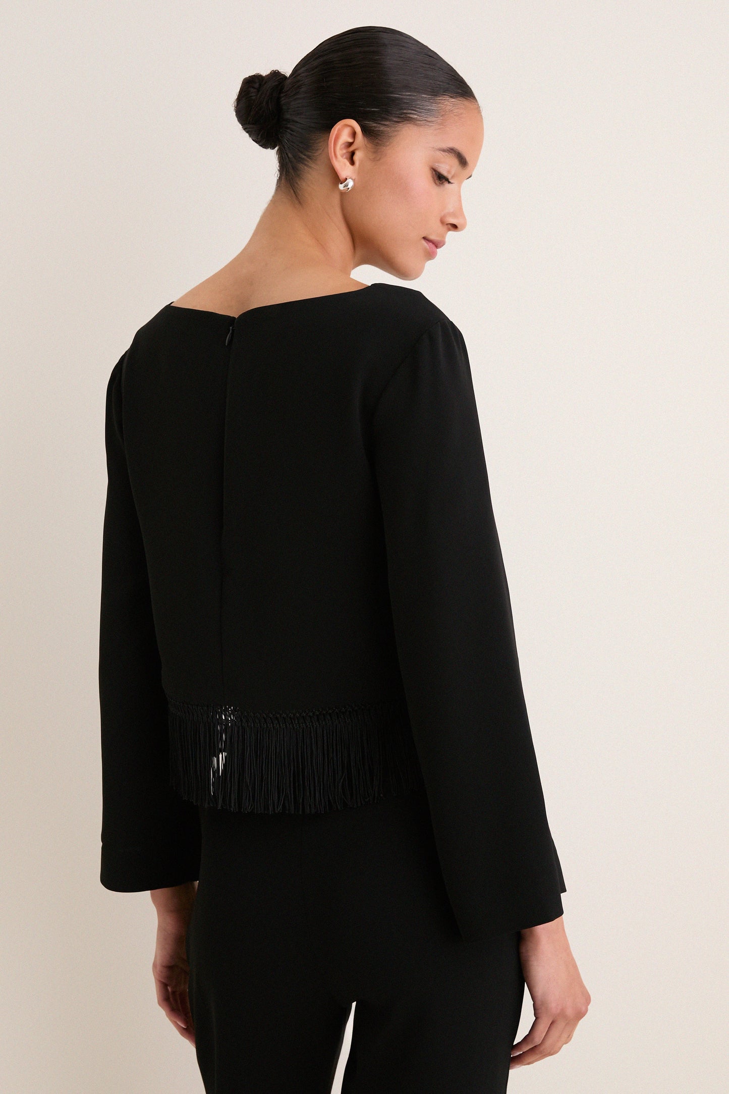 Black Bianca Blouse