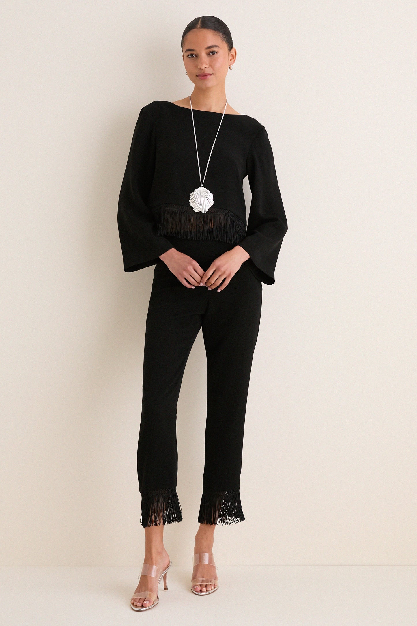 Black Bianca Blouse