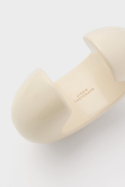 Alabaster Arc Cuff