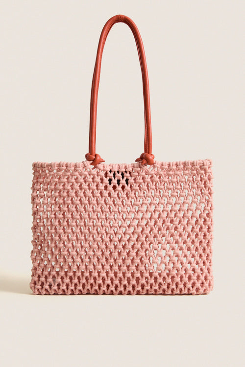 Blush with Bright Poppy Sandy Bag