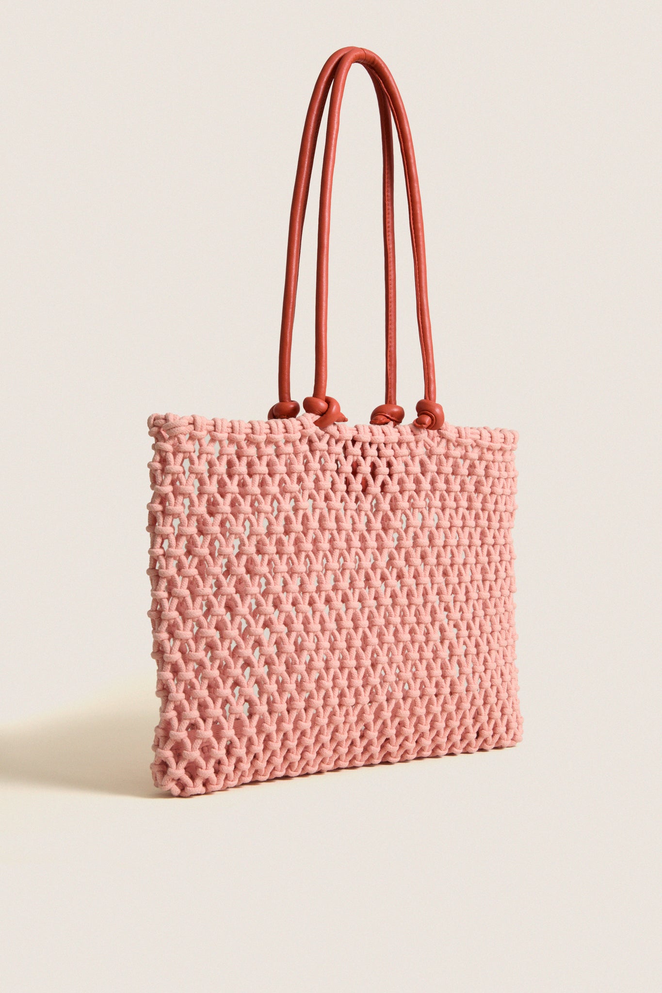 Blush with Bright Poppy Sandy Bag