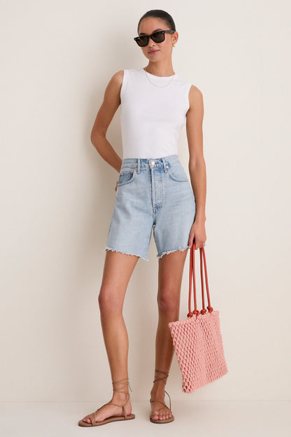 Blush with Bright Poppy Sandy Bag