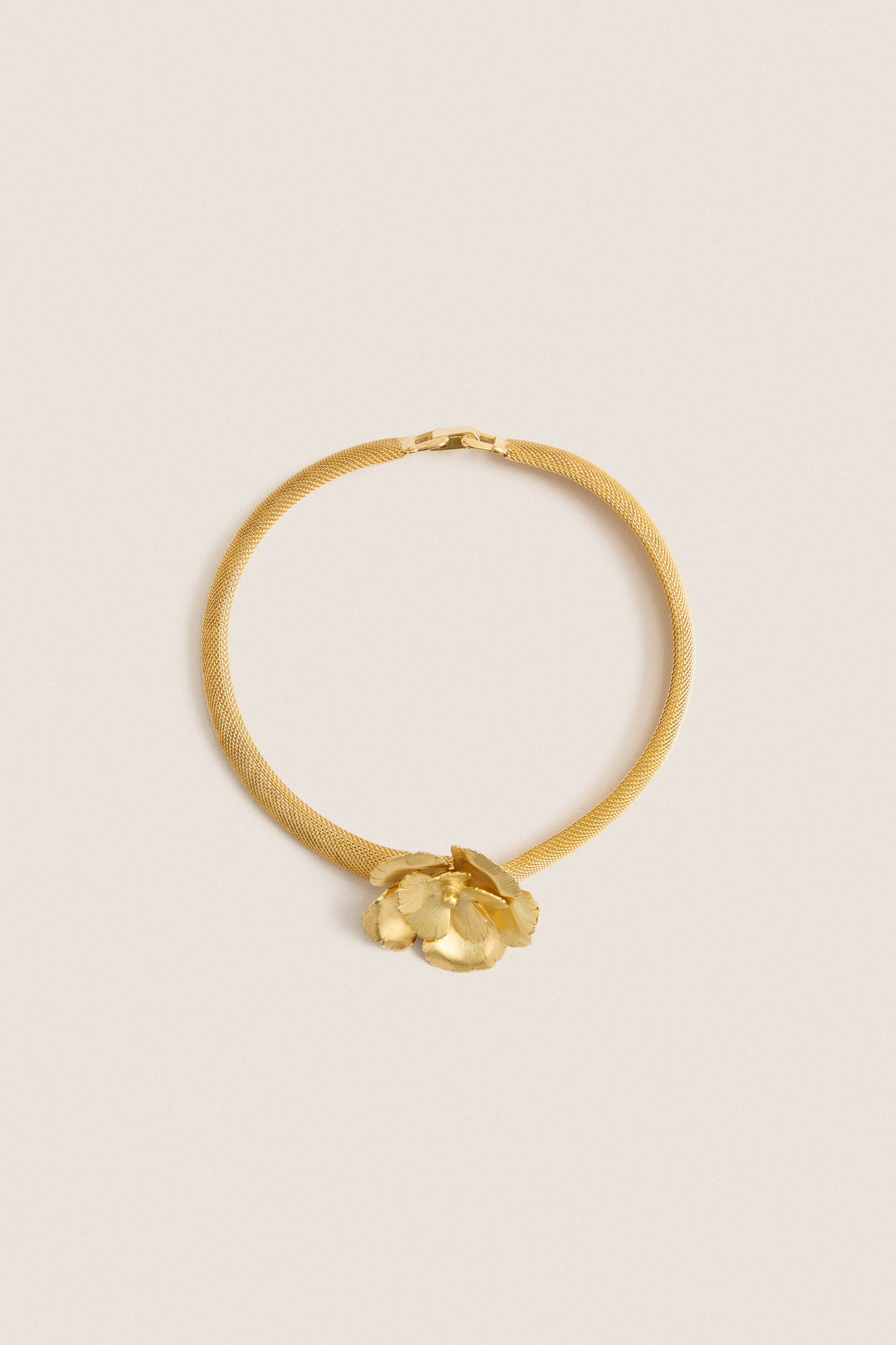 Antique Gold Eden Mesh Choker
