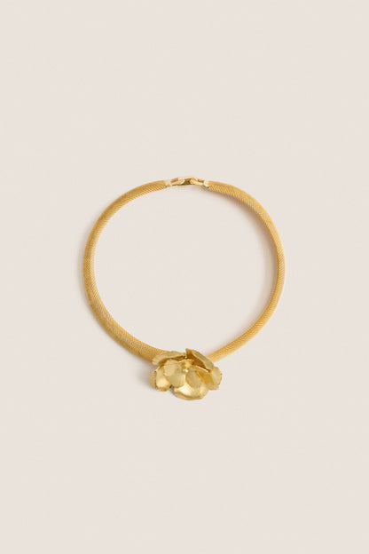 Antique Gold Eden Mesh Choker