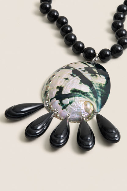 Black Helix Necklace
