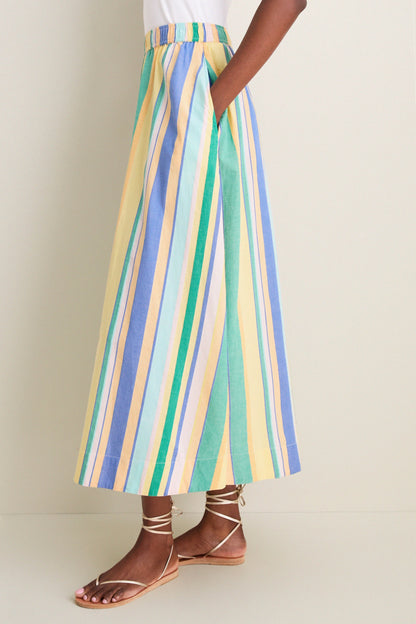 Bianca Yarn Dye Stripe Porto Maxi Skirt