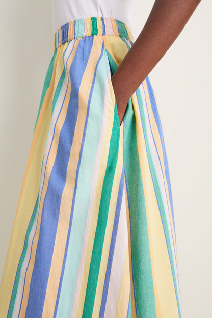 Bianca Yarn Dye Stripe Porto Maxi Skirt