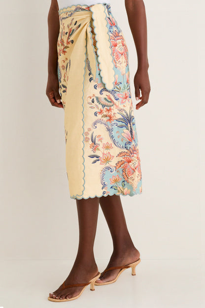 Boho Beauty Butter Midi Skirt