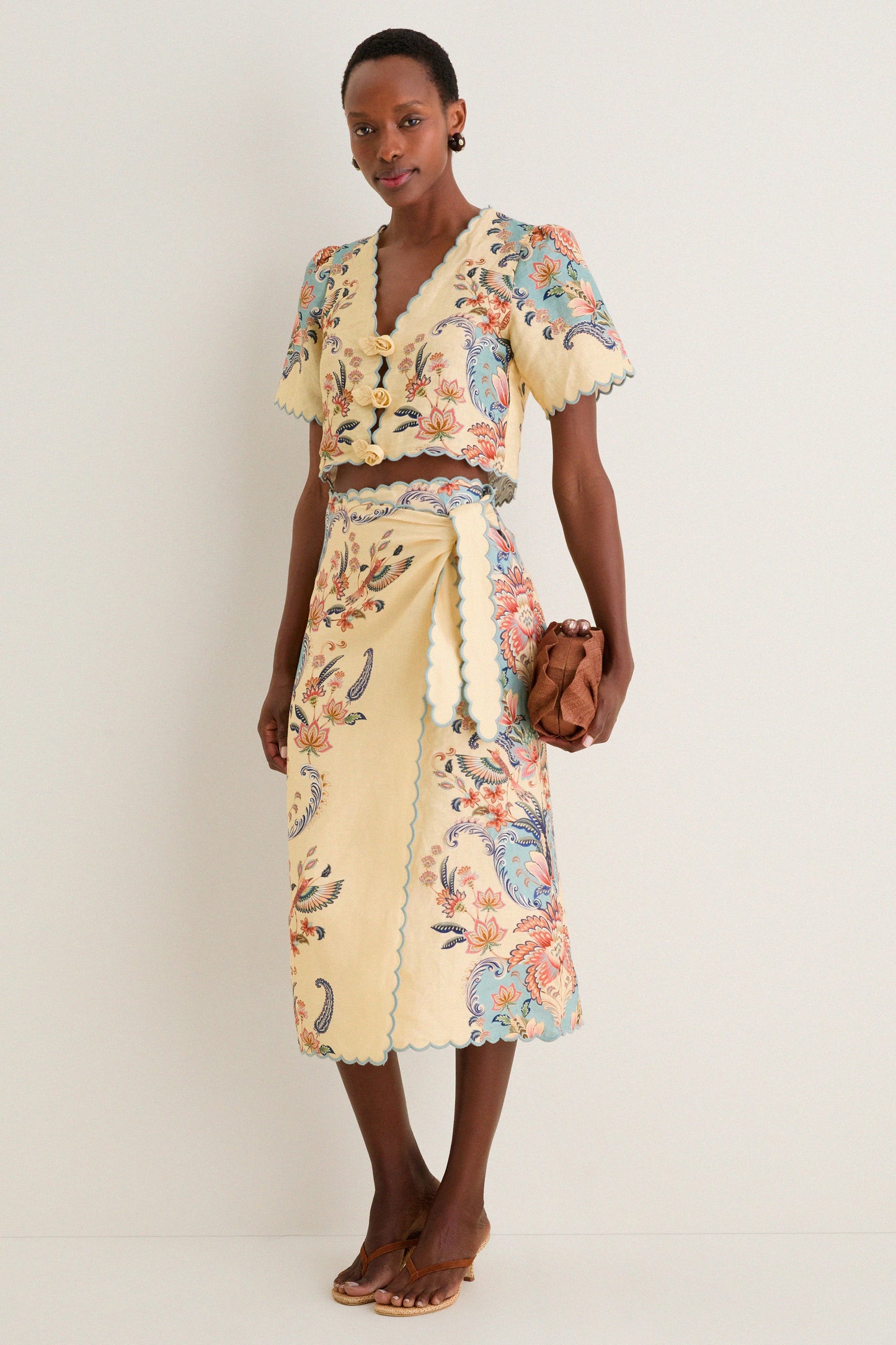 Boho Beauty Butter Midi Skirt