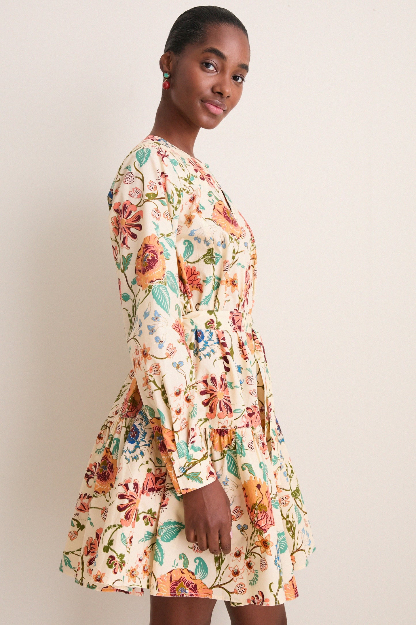 Abalone Noelia Long Sleeve Mini Dress