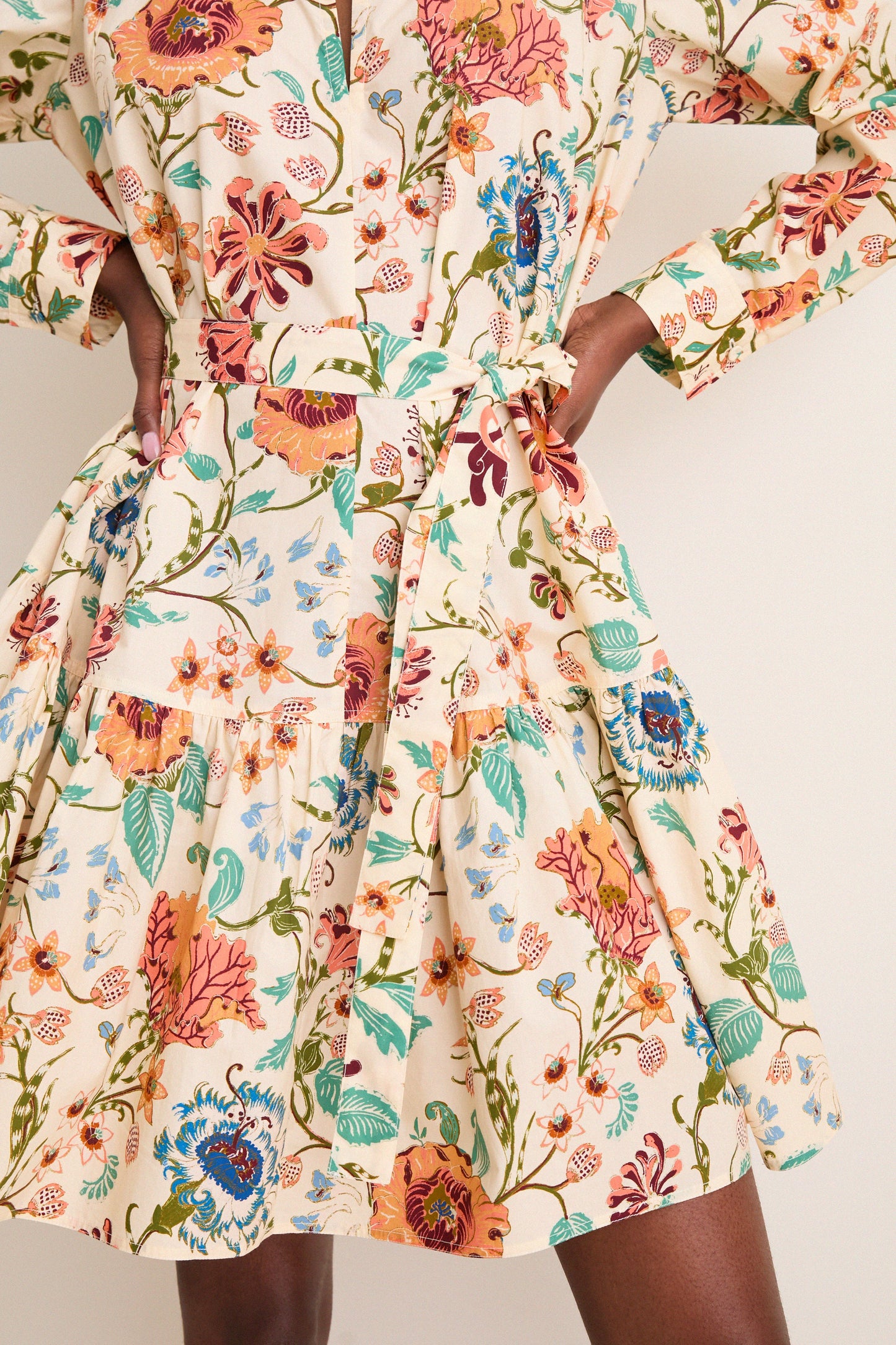 Abalone Noelia Long Sleeve Mini Dress