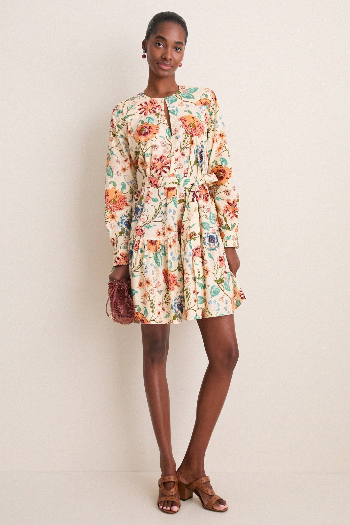 Abalone Noelia Long Sleeve Mini Dress