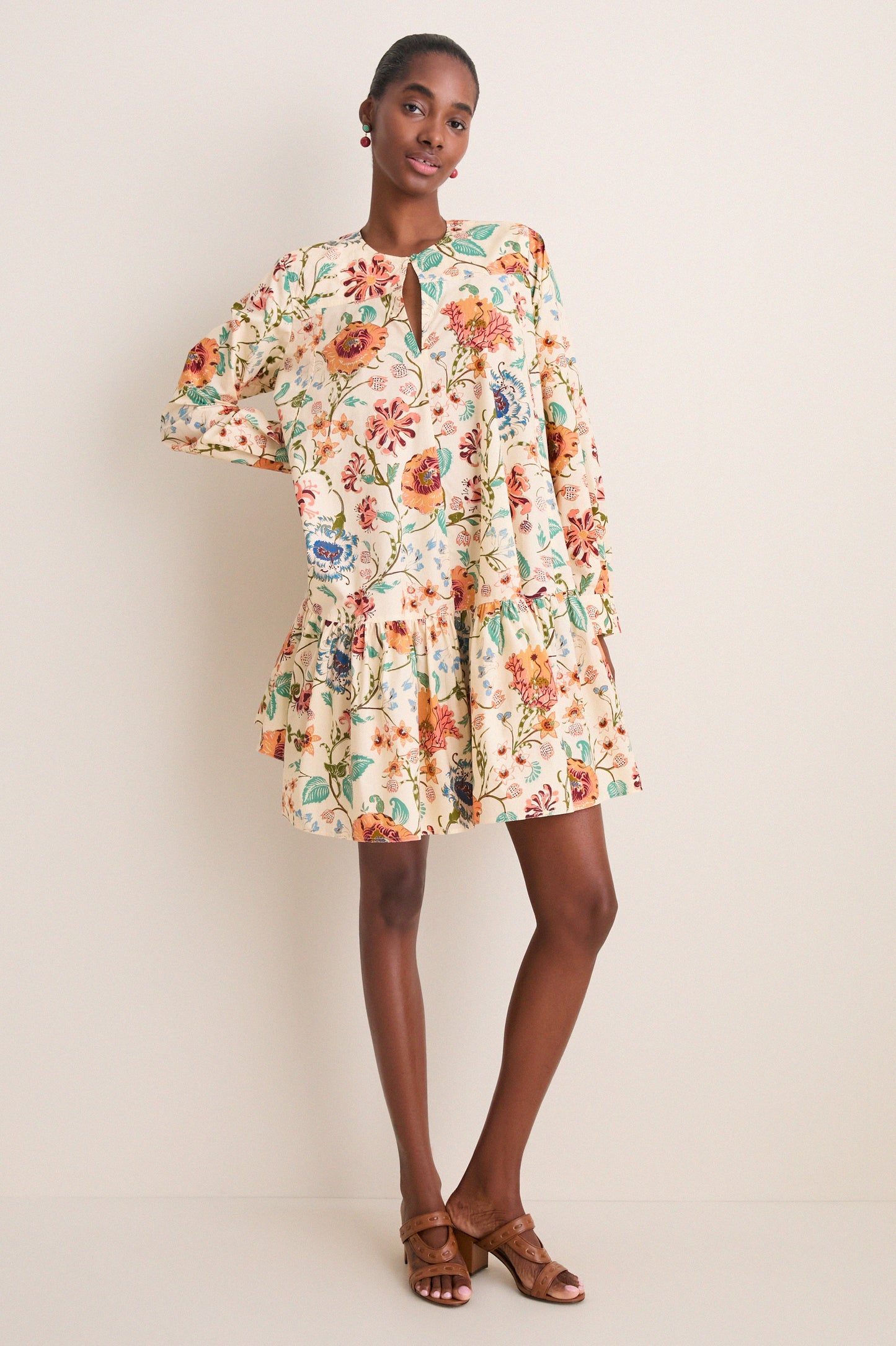 Abalone Noelia Long Sleeve Mini Dress
